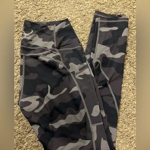 Gray Camo Bucked Up leggings